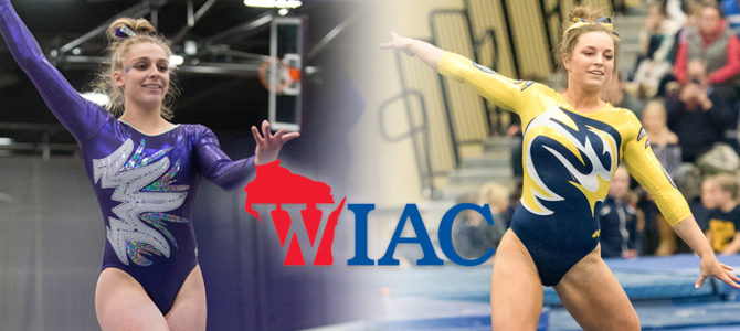 Erickson and Mierow Clean Up WIAC Gymnast of the Week Honors
